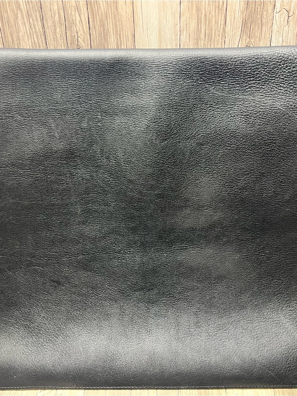 Banana Republic Black Leather Messenger Bag Y2K Fall 2002 Collection.